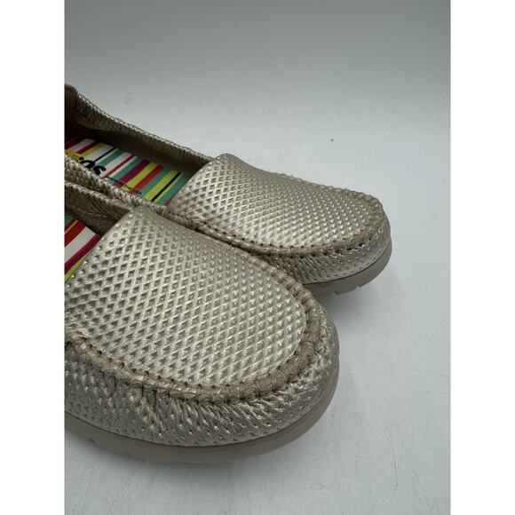 SAS SUNNY Women's NEW Slip On Loafer Gold US Size 7 Narrow (2810-069) - Picture 2 of 11
